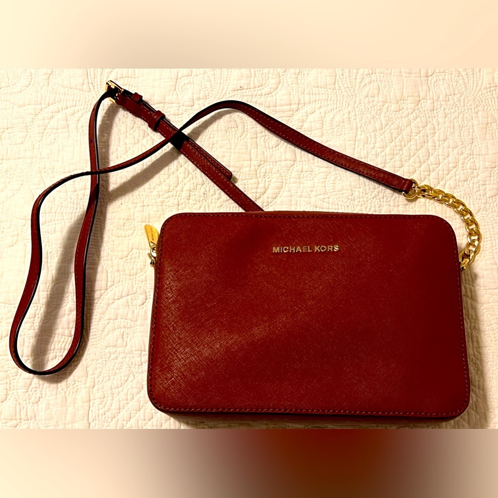 Michael Kors Leather Crossbody Bag